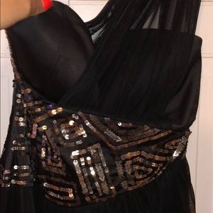 Silk and sequins dress
